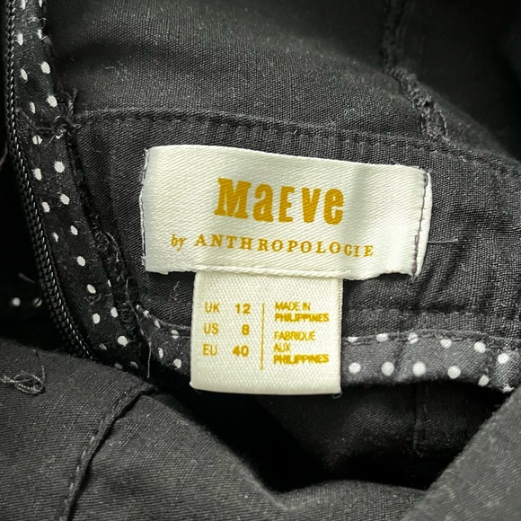 Anthropologie Black Scalloped Jumpsuit - Picture 8 of 8